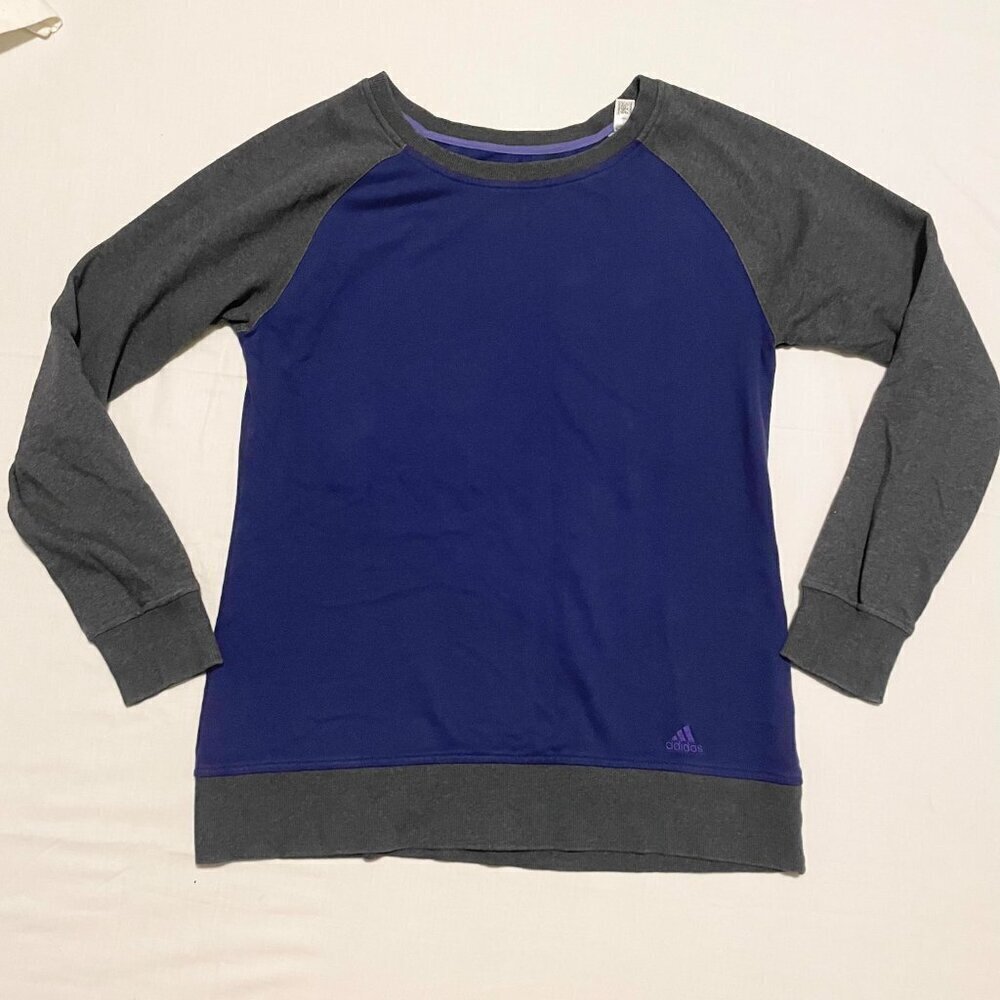 Adidas Climalite Cotton Long Sleeve Shirt Womens Size Large